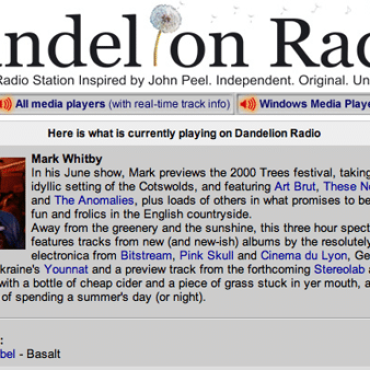 Listen to nickname: Rebel on Dandelion Radio