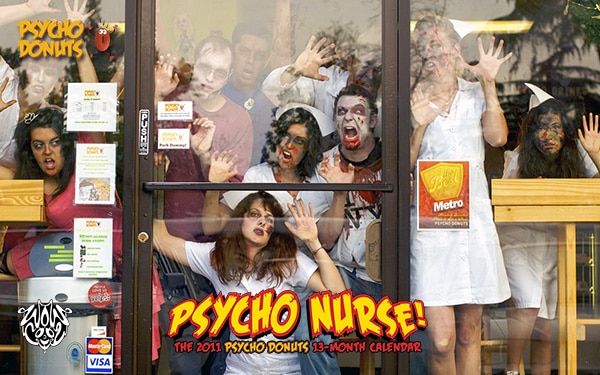 Psycho Nurse! Zombie Wallpaper