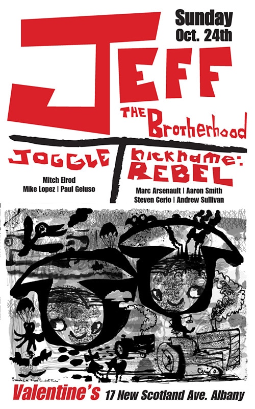 Joggle, nickname: Rebel, JEFF the Brotherhood – Valentine\’s – Albany, NY – 10/24/10