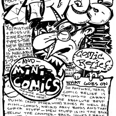 The Nostalgia Zone: Comic Relief Zine Buyer Flyer