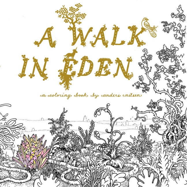 A Walk in Eden: A Coloring Book