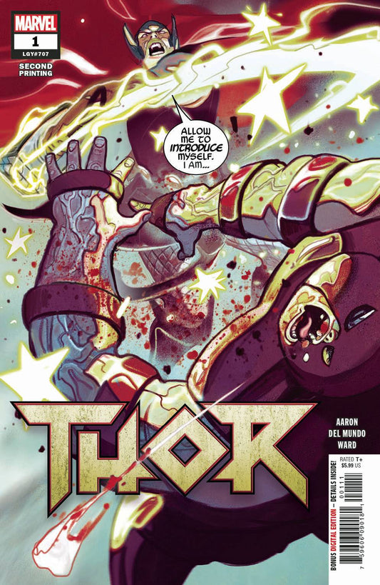 Thor #1 Second Printing Christian Ward Variant