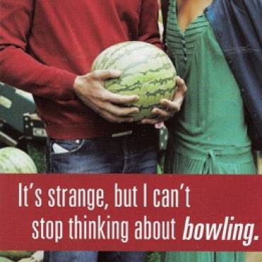 This is simply the best ad ever: I can’t stop thinking about bowling