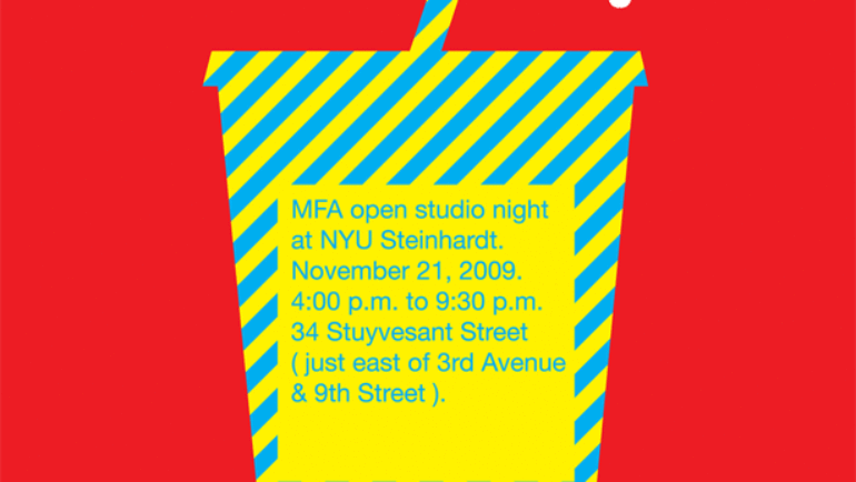 NYU Steinhardt, MFA Open Studio Night – NYU Steinhardt – the Barney Building – New York, NY – 11/21/09