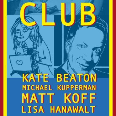 Crimestoppers Club with Kate Beaton & Michael Kupperman – Luca Lounge – New York, NY – 01/24/12