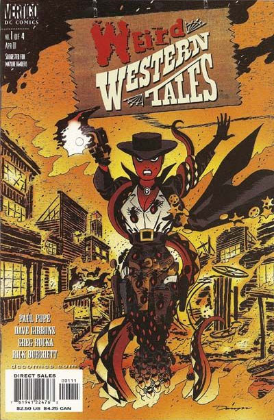 Weird Wester Tales 1 Cover by Darwyn Cooke