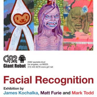 Facial Recognition – James Kochalka, Matt Furie and Mark Todd at GR2: Apr 6 – Apr 24