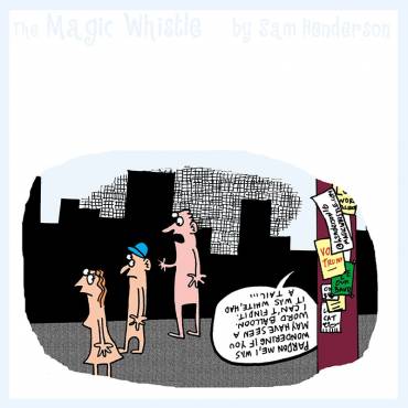The Magic Whistle-lost word balloon