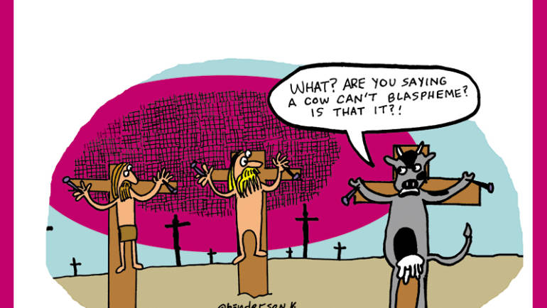 cows can’t blaspheme