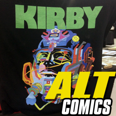 Derf and Bruce Simon & Mark Badger from the Jack Kirby Museum at APE 2017 on the AltComics podcast