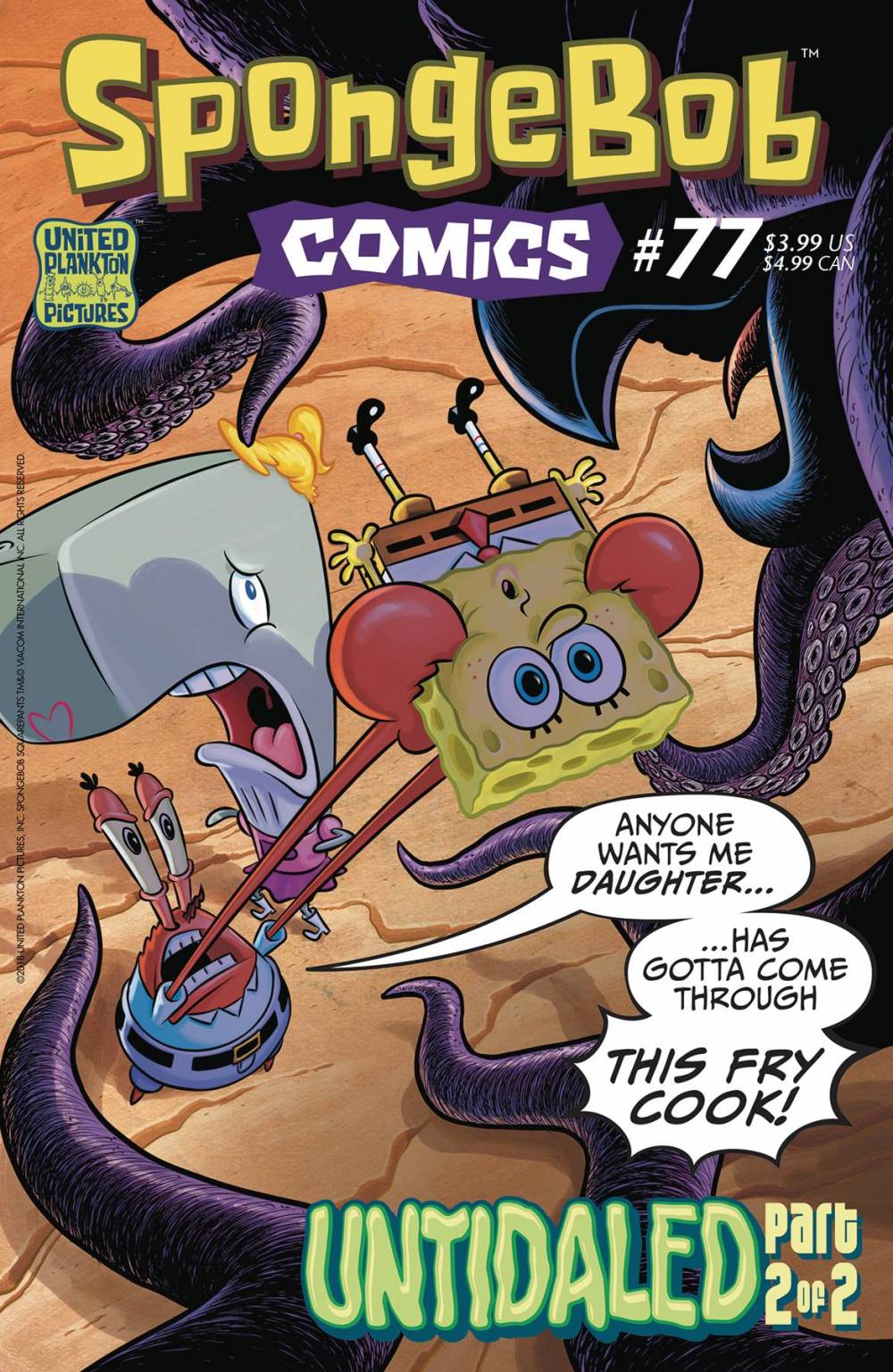 SpongeBob Comics #77 James Kochalka, Sam Henderson, Gregory Benton & Co. -  Wow Cool